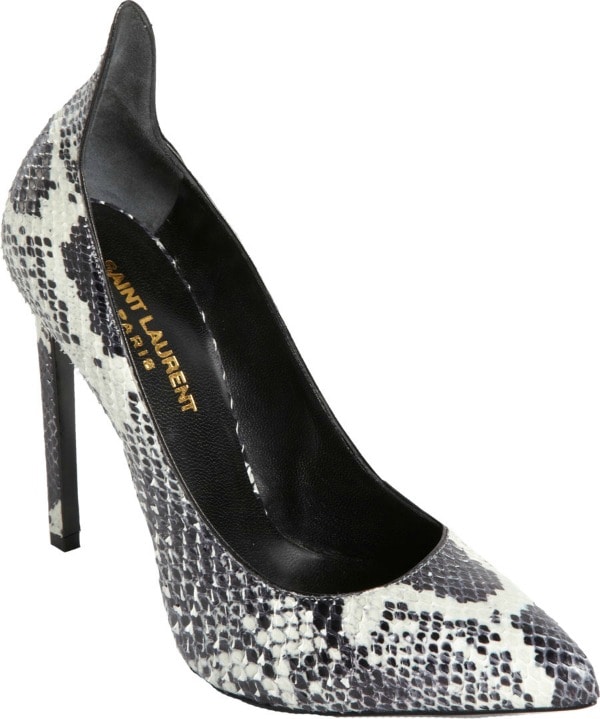 Saint Laurent Python "Paris Thorn" Pumps