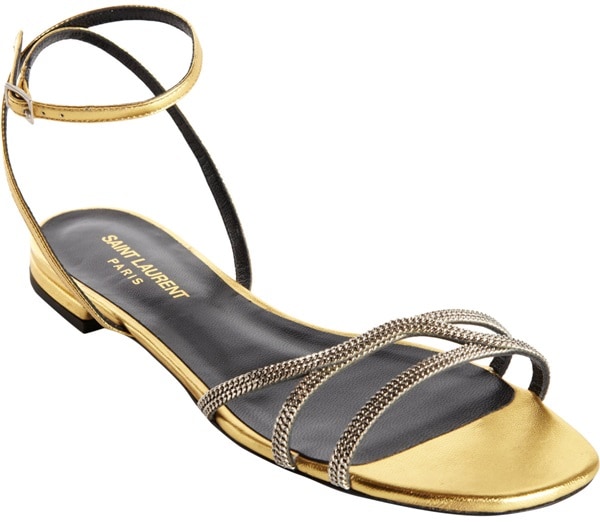 Saint Laurent Jane Flat Sandals