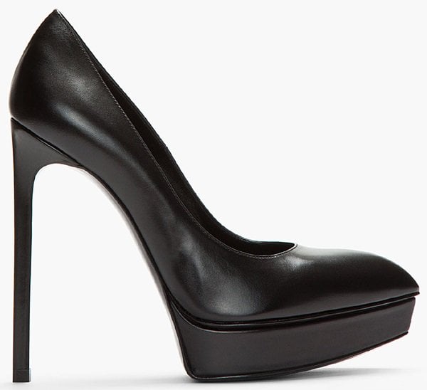 saint laurent janis platform pumps