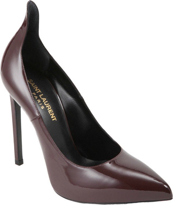 Saint Laurent "Paris Thorn" Pumps in Purple