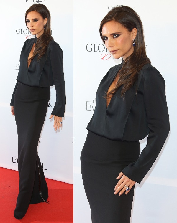 Victoria Beckham attends the fourth annual Global Gift Gala in London