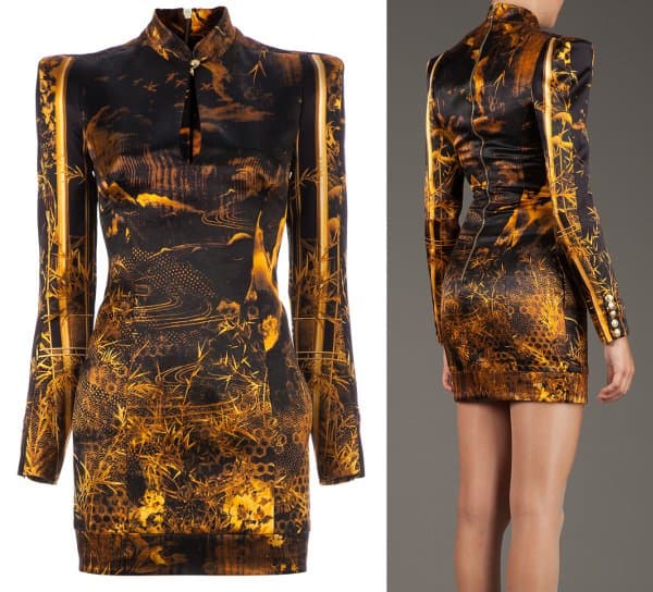 Balmain - Oriental Print Dress