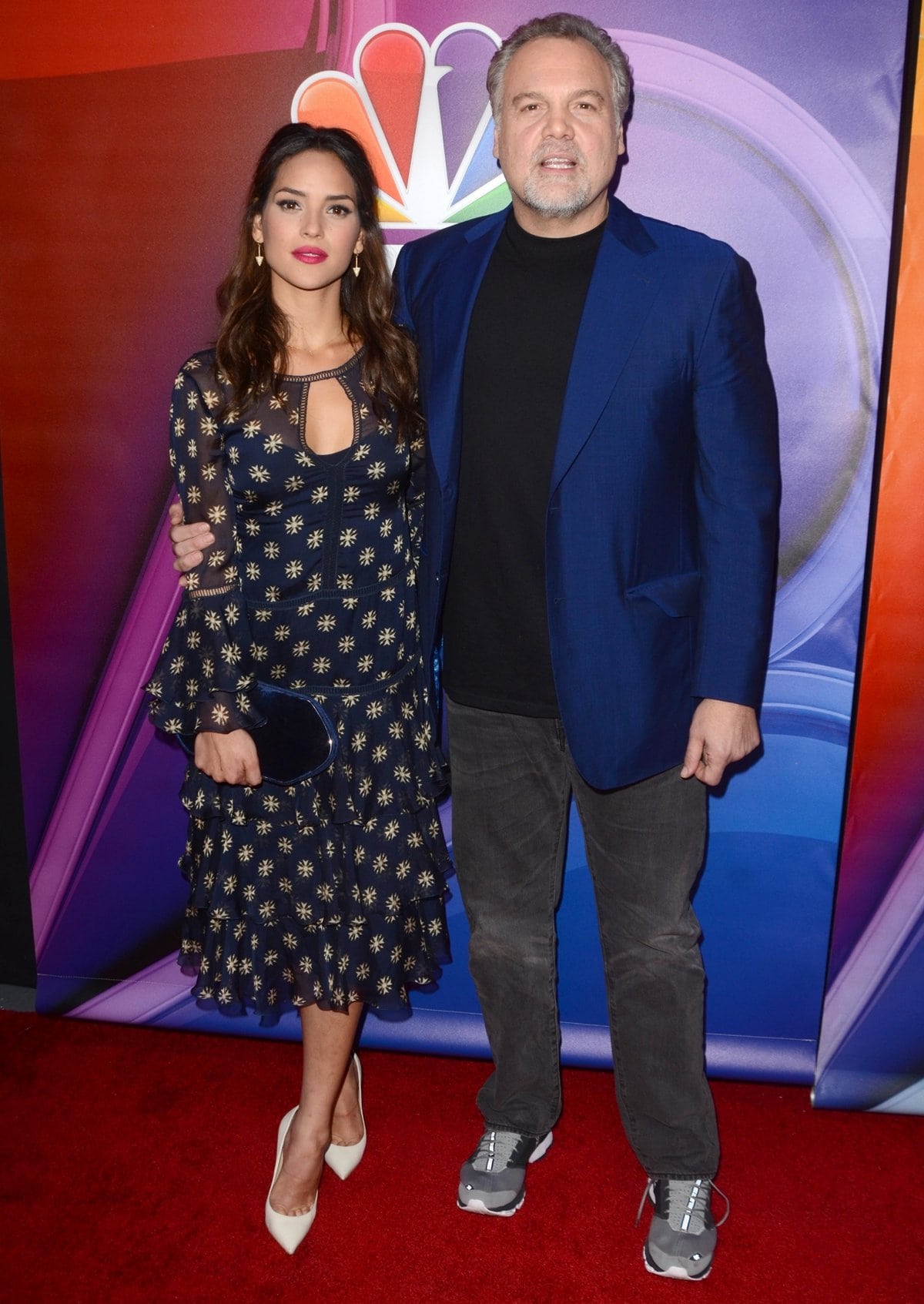 Vincent D'Onofrio and his co-star Adria Arjona promote their fantasy drama television series Emerald City