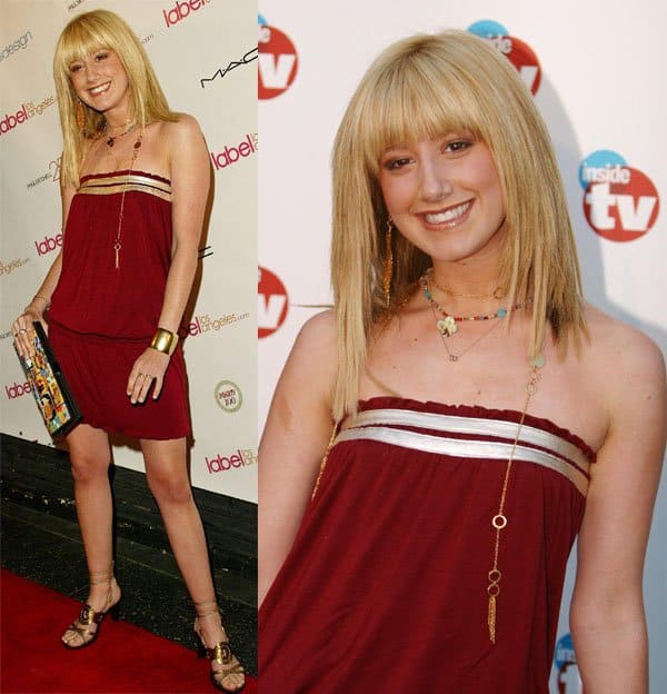 Ashley Tisdale at the launch party of Label Los Angeles held at Cinespace in Los Angeles on April 21, 2005