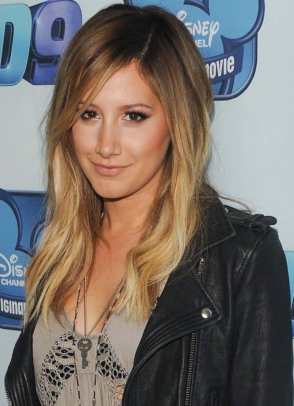 Ashley Tisdale exudes boho-chic vibes in a stunning Free People maxi dress
