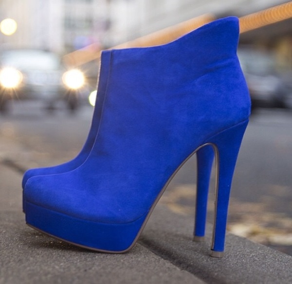 Chinese Laundry Kristin Cavallari Lavish Blue Booties