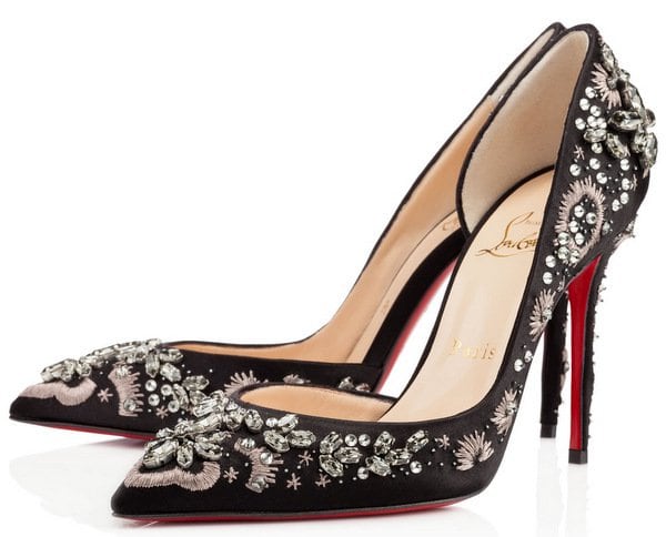 Christian Louboutin 'Artifice' Strass Pumps in Black