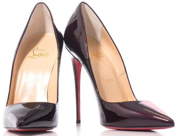 Christian Louboutin "So Kate" Pumps in Dark Burgundy