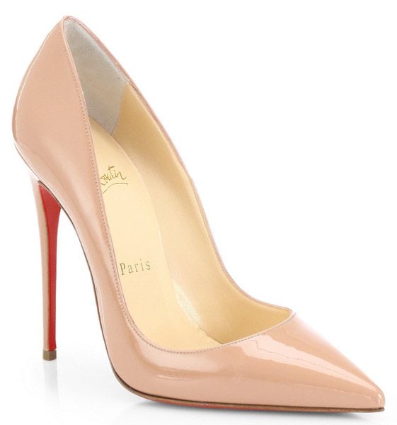 Nude Christian Louboutin So Kate Pumps