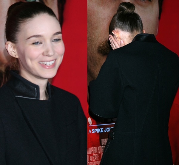 Actress Rooney Mara attends the premiere of Warner Bros. Pictures 'Her' at DGA Theater on December 12, 2013 in Los Angeles, California