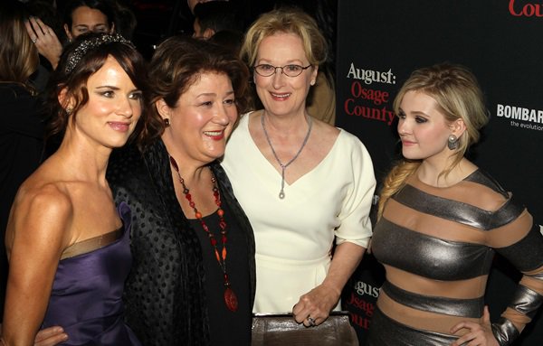 Juliette Lewis, Margo Martindale, Meryl Streep, and Abigail Breslin shine at the Los Angeles premiere of 'August: Osage County' on December 17, 2013