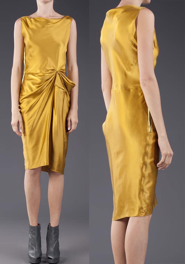 Lanvin Boat-Neck Fitted Dress
