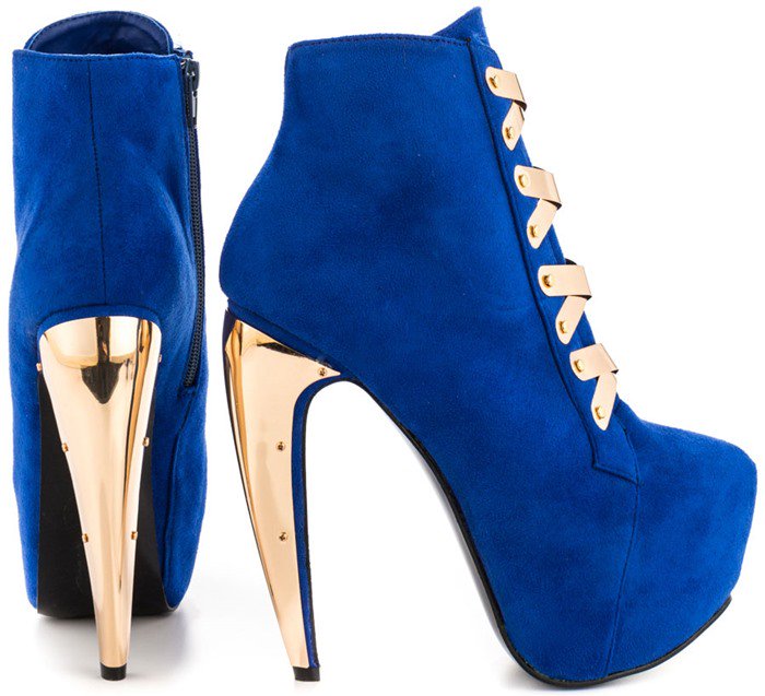 Privileged 'Surrender' Boots in Blue