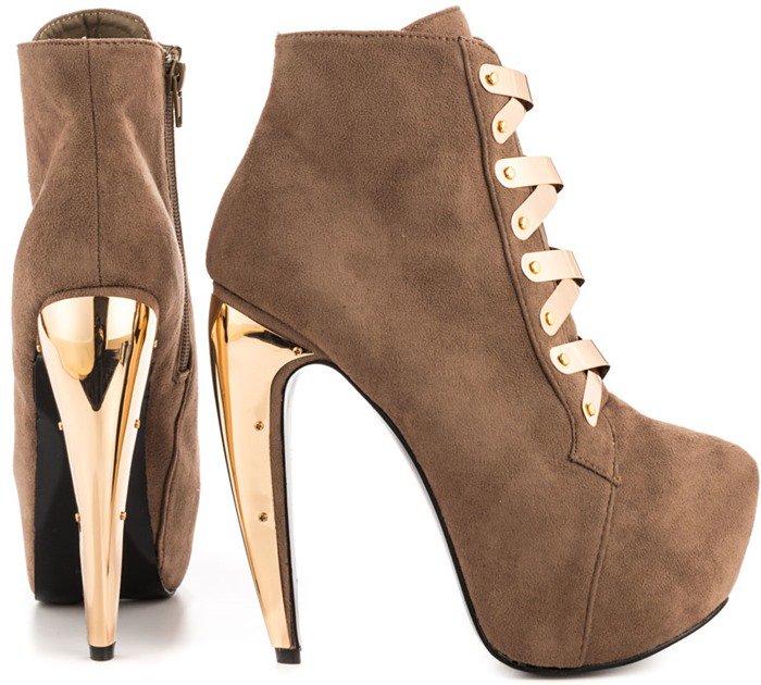 Privileged 'Surrender' Boots in Taupe