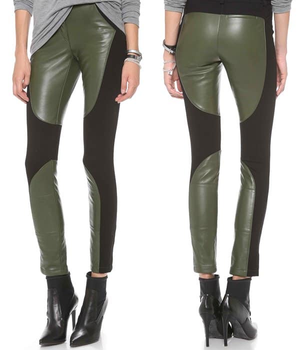 Rebecca Minkoff Telescope Leather Pants