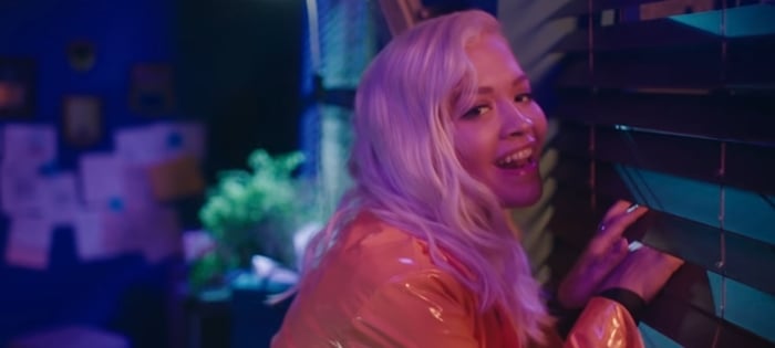 Rita Ora stars as Dr. Ann Laurent in Detective Pikachu