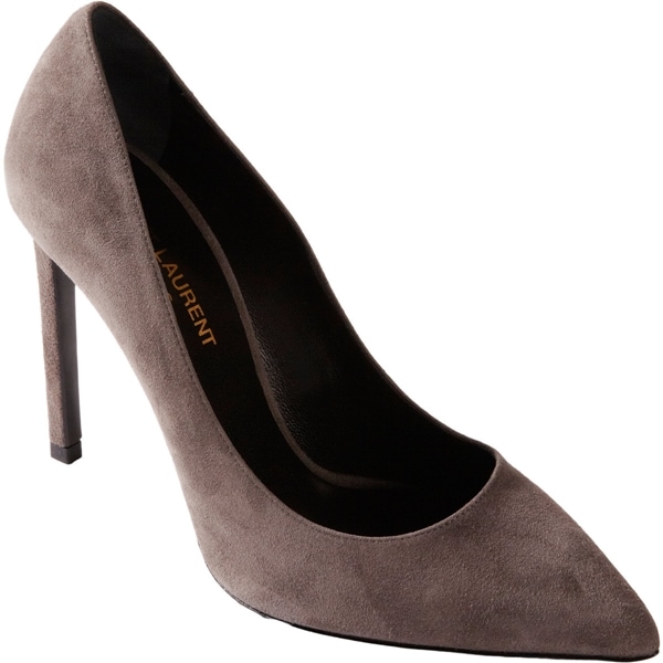 Saint Laurent Paris Suede Pumps