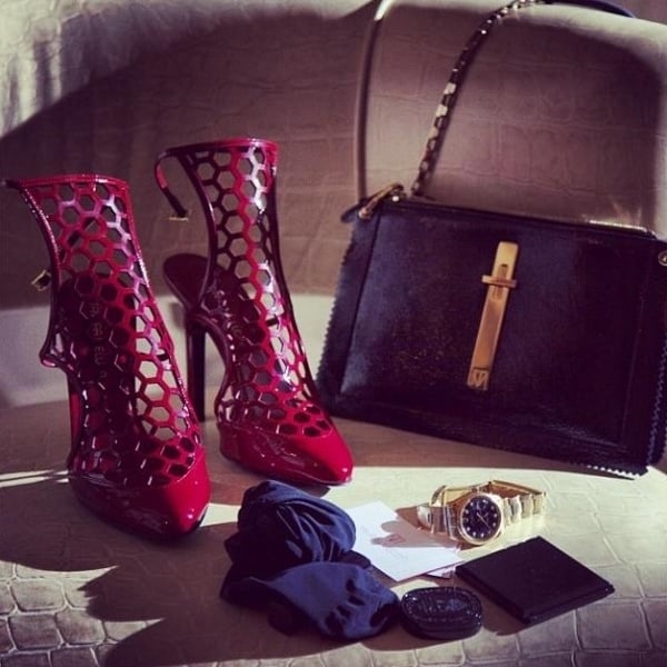 Accessories from Tamara Mellon's short film 'High Heels and Sharp Knives'