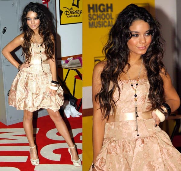 Vanessa Hudgens at the UK film premiere of High School Musical held at The Empire in London, England, on September 10, 2006
