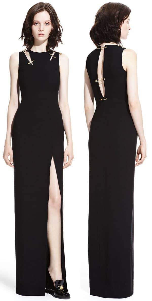 Versus Versace Long Dress With High Split