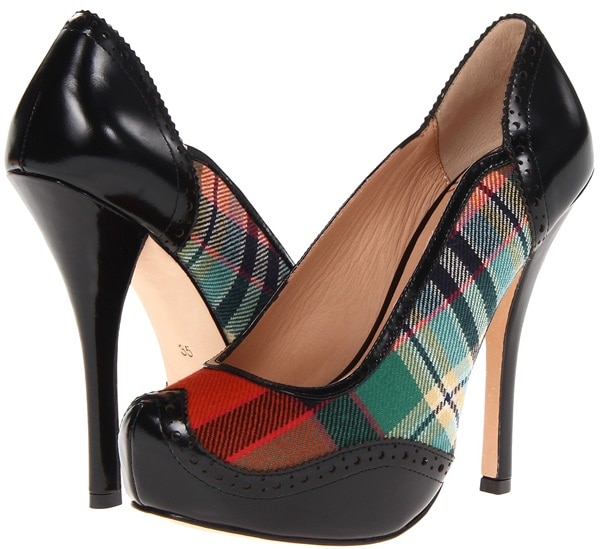 Vivienne Westwood 'Flutter W1056' Pumps in Black Plaid