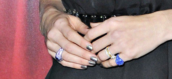 Amy Adams completed her outfit with a variety of David Yurman rings