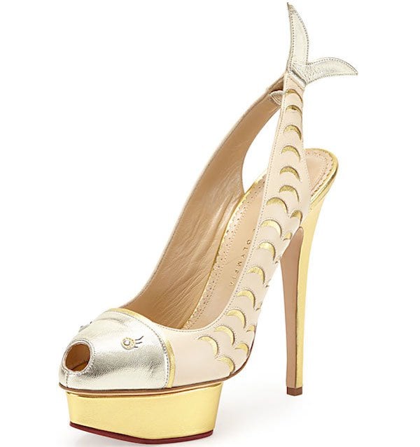 Charlotte Olympia "Catch of the Day" Platform Pumps