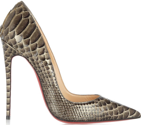 Christian Louboutin "So Kate" Python Pumps