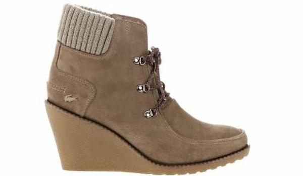 Lacoste Women's 'Adalyn 2' Ankle Boots in Brown Suede
