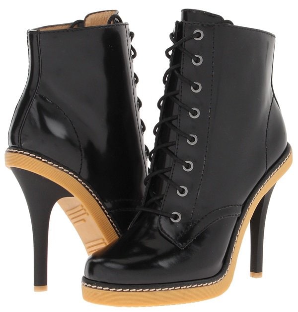 L.A.M.B. "Nichol" Booties in Black