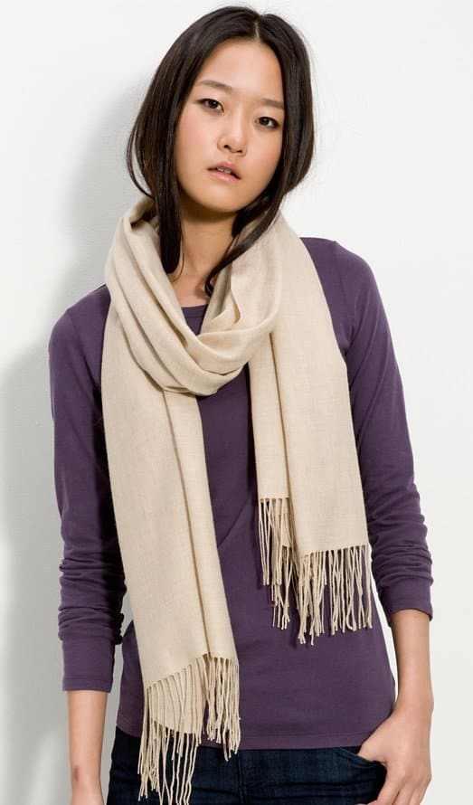 Nordstrom Tissue Weight Wool and Cashmere Wrap