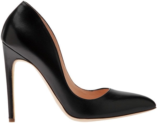 Rupert Sanderson "Elba" Pumps in Black Patent Leather