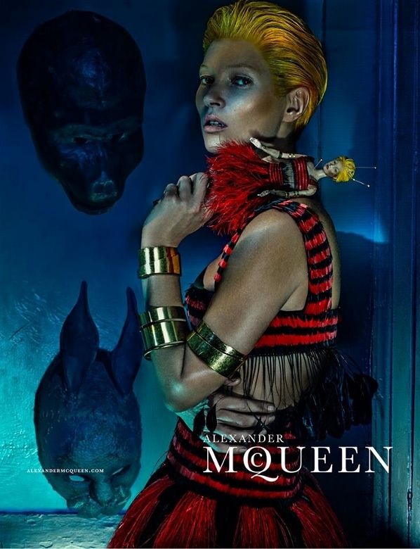 The dark images were shot by Steven Klein, who also directed the accompanying creepy film