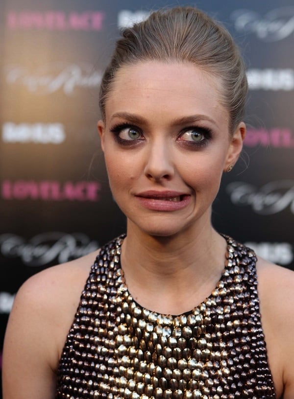 Amanda Seyfried at the Los Angeles premiere of 'Lovelace'