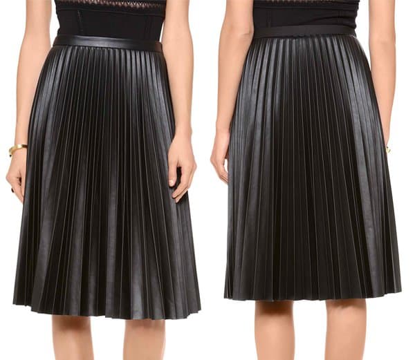 BCBGMAXAZRIA Pleated Skirt