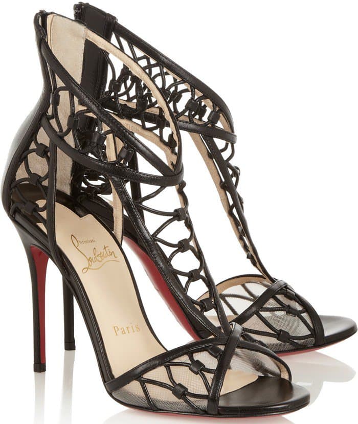 Christian Louboutin Martha 100 leather sandal