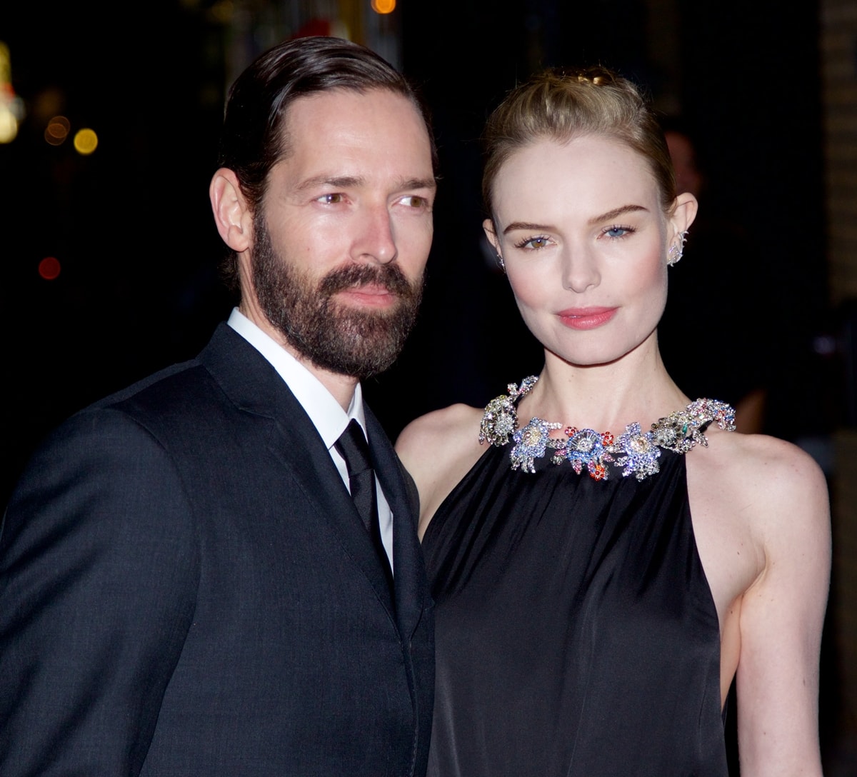 Director Michael Polish and Kate Bosworth attend the "Big Sur" premiere