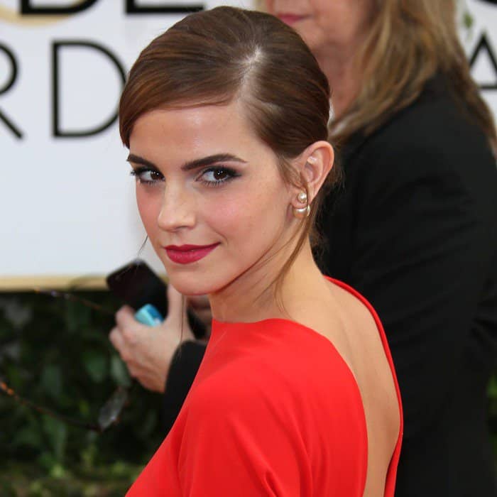 Emma Watson In Christian Dior Couture – 2014 Golden Globe Awards