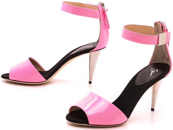 Giuseppe Zanotti Alien Patent Leather Sandals