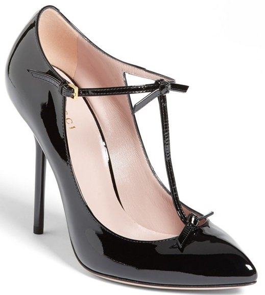 Gucci Beverly T Strap Pumps