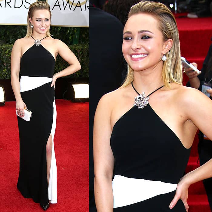 Hayden Panettiere caused a stir by wearing an off-the-rack Tom Ford dress to the 2014 Golden Globes