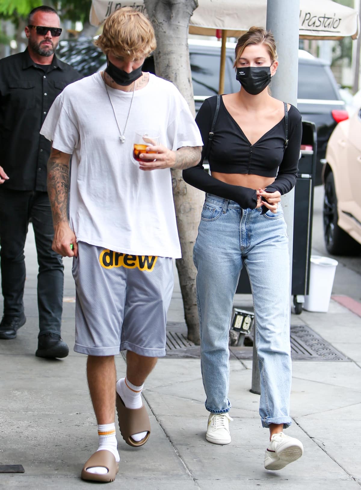 Justin Bieber is taller than his wife Hailey Rhode Bieber (née Baldwin)