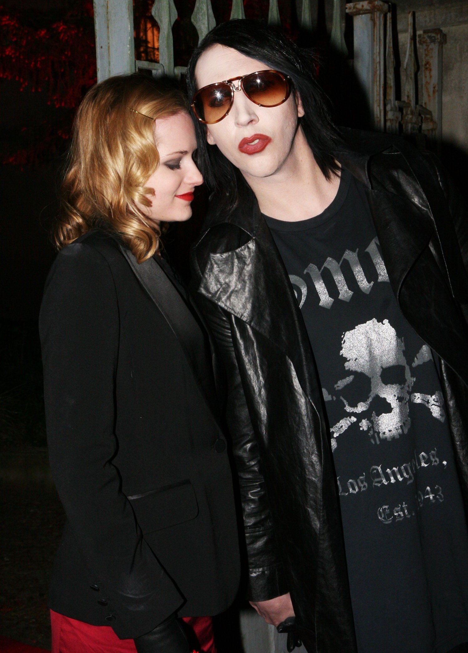 Marilyn Manson and girlfriend Evan Rachel Wood started dating in mid-2006 when she was 18 and he was 37