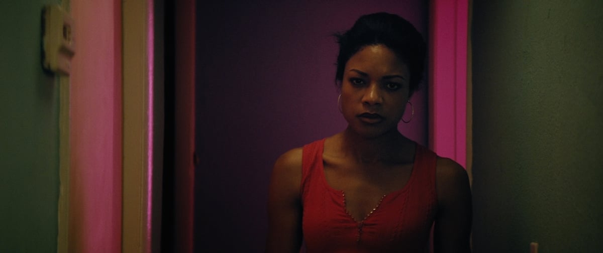Naomie Harris plays a crack addict who turns to prostitution due to her worsening addiction in the film "Moonlight"