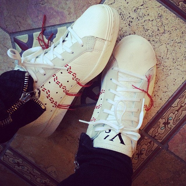 Via Rita Ora's Instagram captioned: "Adidas on Strings....."