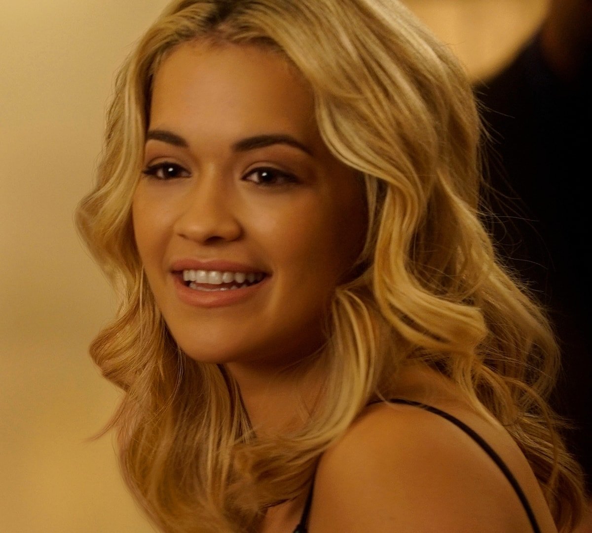 Rita Ora only had four lines as Christian Grey’s sister in Fifty Shades of Grey