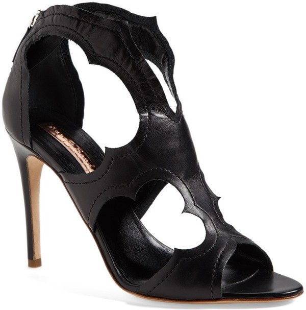 Black Rupert Sanderson "Estelle" Sandals