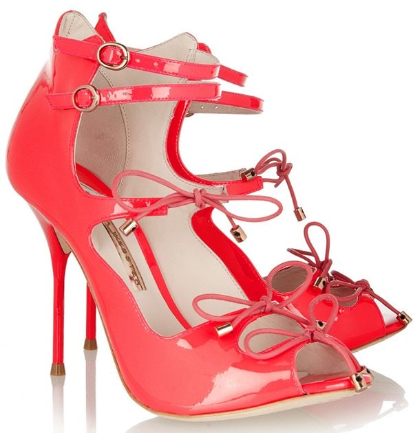 Alesha Dixon Feet (alesha, dixon, feet, Sophia Webster “Finn” Pumps, £470 Sophia Webster “Finn”, £470 Sophia Webster “Finn” Pumps) Sophia Webster 'Finn' Pumps in Neon Pink