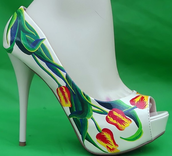 Stunning Shoe Designs by Tattoo Tina