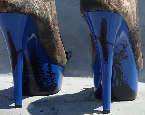 Stunning Shoe Designs by Tattoo Tina
